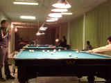 Trying to play Russian billiards - Kochkor