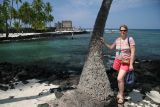 Angela at Honaunau National Historic Park