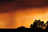 Orange Glow of Storm