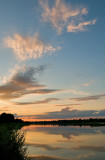 Sky Over Wisla River