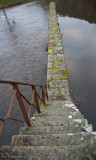 Between the canal and the weir
