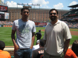 Lee and I at a Baltimore Orioles game