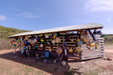 Picnic shelter with beachcombings, Captain Billy Landing (DSC4134)