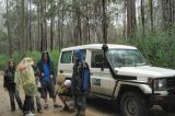 yellow team setting mammal traps (Jaime Malo)
