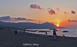 Sunset on the beach