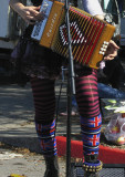 playing at the market