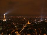 Night view of Paris from Montparnasse 56