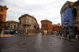 Looking at Via Mazzini from Piazza Br