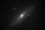 M31 monochrome