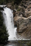 Named after a Native woman warrior, its s double waterfall....one that flows from the rocks above and another...