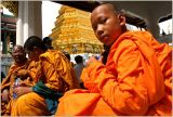 Novice and monks-Wat Phra Keo