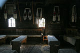 interior of wooden church
