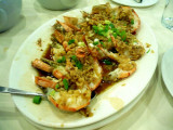 steamed garlic shrimp