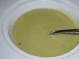 green bean soup with scallop