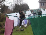 022 Molly on rotary drier 23 Mar 2002