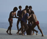 Before water polo practice in Omis