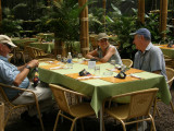 Lunch at butterfly place