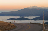 Longs Peak and Trailridge in the clouds