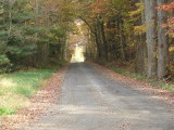 Parker Lane: now a dirt road to houses in the area.