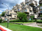 Moshe Safdie designed these 158 randomly stacked, modular concrete boxes which were seen as the way of the future.