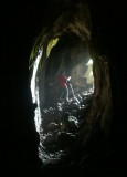 Enzo at Cave Entrance
