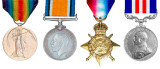 Victory Medal, British War Medal, 1914 Star, Military Medal