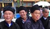 Miao Elders enjoying the young girls dance performance