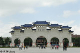 Ceremonial gateway at the entrance to the Chiang Kai-shek Memorial Hall