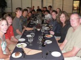 ROW organizes a final farewell dinner after we hit land