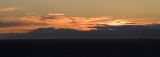 Cloud formations at sunset