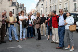 Devant la cathdrale.