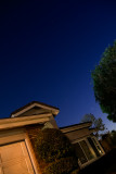 Venus and Jupiter Setting Over House