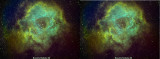 Rosette Nebula Stereogram