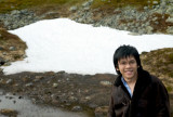 Snow patches in the highlands of Telemark