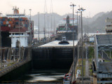 Transiting the Panama Canal 21 January 2008 Miraflores Lock