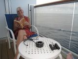 Relaxing at sea 22 January 2008
