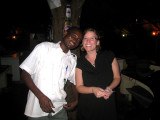 Our camp manager and another barman