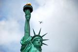 Flying over Liberty