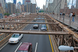 Cars on the Brooklyn Bridge
