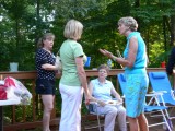 Judy Taylor Ulrich, Cindy Graham, Mary Ann Sweatt Greenough, Jane Fall