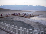 racers gather at the Badwater sign