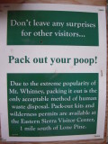 pack out yer poop!