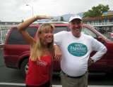 Lisa & Woofie (I'm standing on a curb)