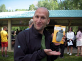 Tim wins a fabulous door prize