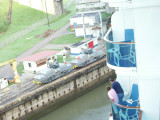 Locomotives called mules guided the ship.JPG