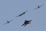 Air Force Heritage Flight - F15, P-51 and P-47