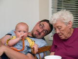 Great Grandma, Father and Son