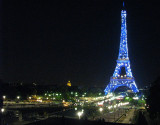 la grande dame bleue scintillante