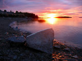 Sur la grve de Rimouski