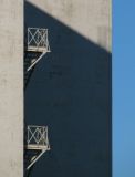 composition gris et bleu